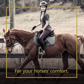 img 3 attached to Revolutionize Your Horse'S Riding Experience With Kavallerie Gel Saddle Pad - Ideal For Dressage, Jumping, And Eventing