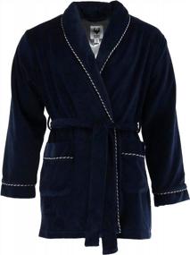 img 4 attached to Step In Style With Ascentix Men'S Velour Smoking Jacket – Perfect For Sophisticated Evenings