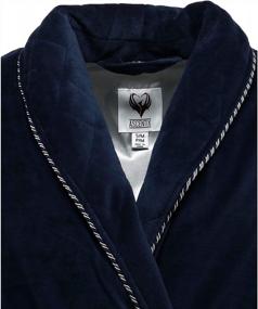 img 2 attached to Step In Style With Ascentix Men'S Velour Smoking Jacket – Perfect For Sophisticated Evenings