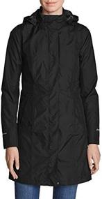 img 1 attached to Eddie Bauer Insulated Trench Black Women's Clothing ~ Coats, Jackets & Vests