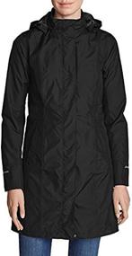 img 4 attached to Eddie Bauer Insulated Trench Black Women's Clothing ~ Coats, Jackets & Vests