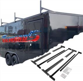 img 4 attached to Versatile Tiewards Adjustable Roof Ladder Racks For All Your Enclosed Vehicles