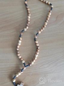 img 6 attached to Authentic Jerusalem Catholic Prayer Rosary, Handcrafted in The Holy Land of Israel