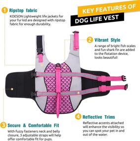 img 2 attached to KOESON Jacket Swimming Lifesaver Accessories