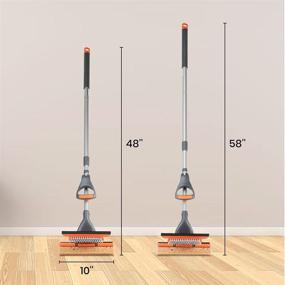 img 2 attached to 🧹 3 in 1 Sponge Mop, Roller Mop, and Squeegee: An Efficient Solution for Floor Cleaning