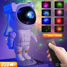 img 3 attached to Astronaut Projector 360°Adjustable Children Playroom
