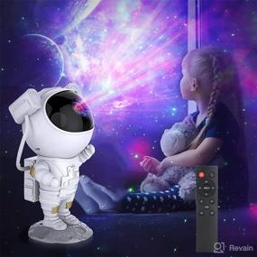 img 4 attached to Astronaut Projector 360°Adjustable Children Playroom