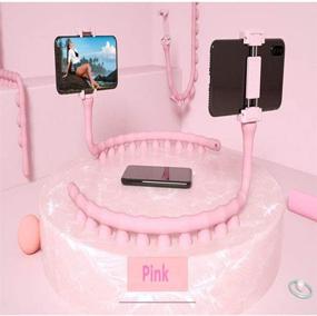 img 4 attached to Move 360 Degree Multifunctional Caterpillar Smart Mobile Phone Holder Bracket Car Suction Cup Magic Bracket Car Windshield Mount Phone Holder Put Any Where((Pink