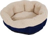 🐾 aspen pet self-warming corduroy pet bed - various shapes and colors logo