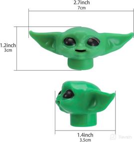 img 1 attached to Baby Yoda Toothpaste Topper 2022: Fun 🦷 Toothpaste Dispenser for Kids & Adults - 2 Pack