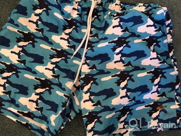 img 1 attached to Stay Comfortable And Trendy At The Beach With Rokka&Rolla Men'S Quick-Dry Swim Trunks review by Larry Morris