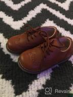 img 1 attached to Timatego PU Leather Oxford School Shoes for Toddler Boys and Girls: Perfect Uniform Dress Shoes review by Joshua Gallegos