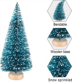 img 2 attached to 50Pcs Mini Christmas Village Trees - Tabletop Decorations For Home, Party & Diorama Models