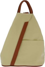 img 4 attached to 🎒 Fashionable Fioretta Italian Genuine Backpack Shoulder Women's Handbags & Wallets: Chic and Functional Fashion Backpacks