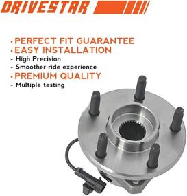 img 4 attached to 🚗 DRIVESTAR 513214 Front Wheel Hub Bearing Assembly for Malibu G6 - 5 Lug Only - with ABS (Pair of 2)