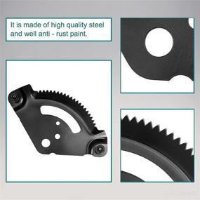 img 2 attached to 🔧 Cub Cadet Steering Sector Pinion Gear Rebuild Kit Replacement - Replace# 717-1550F - HQPASFY