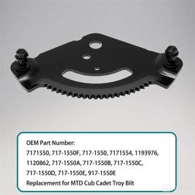 img 3 attached to 🔧 Cub Cadet Steering Sector Pinion Gear Rebuild Kit Replacement - Replace# 717-1550F - HQPASFY