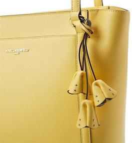 img 1 attached to Karl Lagerfeld Paris Hermine Embroidered Women's Handbags & Wallets in Totes