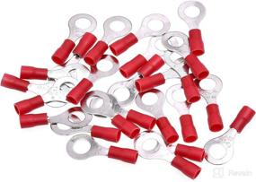 img 2 attached to Conext Link RTV-14R25 Vinyl Ring Terminal 25 Pack (1/4&#34
