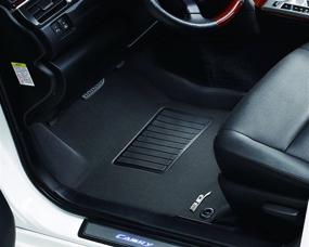 img 2 attached to 🚗 3D MAXpider L1FR06021509 Custom Fit Second Row All-Weather Floor Mat: Ford Fusion/Lincoln MKZ - Kagu Rubber (Black)