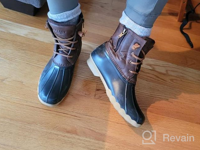 img 1 attached to 👢 Sperry Saltwater Rain Boot for Kids (Little Kid/Big Kid) review by Eric Currie