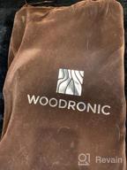 img 1 attached to Woodronic 15" Wooden Backgammon Set - The Perfect Strategy Game For Kids And Adults review by Devin Bro