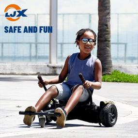 img 3 attached to Transform Your Hoverboard Into A Go Kart With LJX Hoverboard Seat Attachment - Perfect For All Ages!