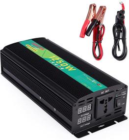 img 4 attached to 1250W Pure Sine Wave Power Inverter DC 24V To AC 110V