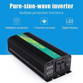 img 1 attached to 1250W Pure Sine Wave Power Inverter DC 24V To AC 110V