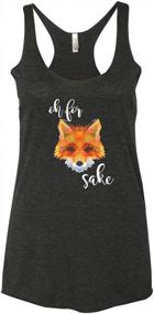 img 4 attached to Oh For Fox Sake! Get The Best Graphic Tank Top For Women From Panoware