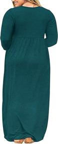 img 3 attached to AUSELILY Womens Sleeve Dresses Pockets Women's Clothing : Dresses