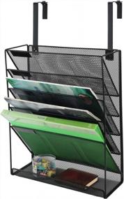 img 1 attached to Maximize Your Space With Samstar'S 5-Tier Hanging Wall File Organizer