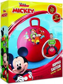 img 3 attached to Hedstrom Disney Mickey Mouse Hopper Ball Hop Ball Kids 15" Red Small 55-73292