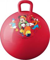 hedstrom disney mickey mouse hopper ball hop ball kids 15" red small 55-73292 logo
