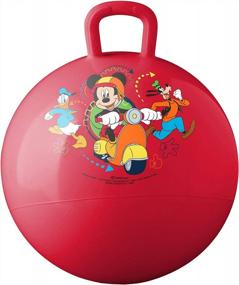 img 4 attached to Hedstrom Disney Mickey Mouse Hopper Ball Hop Ball Kids 15" Red Small 55-73292