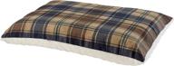 🐾 plaid dual comfort bed for pets: great state pet, 42 by 36-inch - find the perfect resting spot for your beloved companion! logo