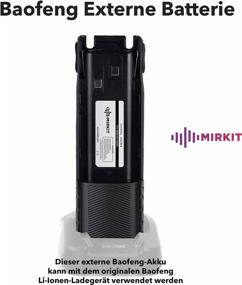 img 1 attached to MIRKIT 3800 MAh UV82 Battery BL-8 7.4V Li-Ion Compatible With Baofeng UV-82 MK3/5 UV 82HP UV 82 UV 82C Gmrs V1 MURS V1 Baofeng Accessories Baofeng Extended Battery Radio