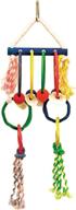 🐦 prevue hendryx stick staxs hula hoops bird toy: multi-colored fun for small birds (62424) logo