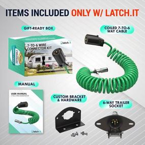 img 3 attached to Upgrade Your RV Connection With LATCH.IT RV 7 To 6 Trailer Wire Kit V2.0 – Weatherproof, Flexible And Easy To Install!