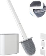 bathroom cleaning silicone bristles removable logo