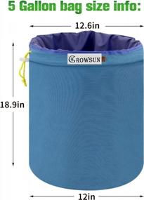 img 3 attached to Growsun 5 Gallon Herbal Ice Bubble Hash Bag Kit With 8 Bags & Free Accessories