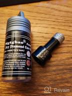 img 1 attached to Vacuum Brazed Diamond Core Drill Bits Kit 2-1/2" (65Mm) – Ideal For Porcelain, Ceramic, Marble, Granite, Stone, Brick, And Glass With 5/8-11 Thread review by David Alvarez