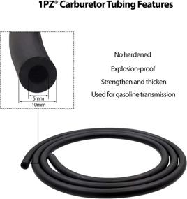 img 1 attached to 🔧 Gas Fuel Line Tubing Hose Clamps and Fuel Filter Set for Small Engines - 1PZ GL5-C20 3/16 & 1/4 Inch ID, Compatible with Kawasaki, Kohler, Briggs & Stratton