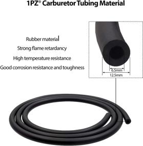 img 2 attached to 🔧 Gas Fuel Line Tubing Hose Clamps and Fuel Filter Set for Small Engines - 1PZ GL5-C20 3/16 & 1/4 Inch ID, Compatible with Kawasaki, Kohler, Briggs & Stratton