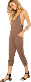 img 2 attached to DIDK Womens Spaghetti Strap Jumpsuit Women's Clothing : Jumpsuits, Rompers & Overalls