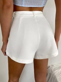 img 3 attached to Широкие женские шорты с высокой талией Floerns: стильное и удобное дополнение к вашему повседневному гардеробу