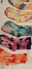 img 8 attached to Lovful Cotton Socks For Women, Funny Cute Crew Socks, Women Tie Dye Novelty Socks 5 Pairs