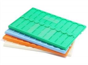 img 4 attached to Pack Of 4 Plastic Microscope Slide Trays With 20-Slide Capacity Each For Enhanced SEO