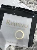 img 1 attached to Set Of Simple And Elegant 14K Gold Stacking Rings For Women - Thin Dome, Signet, And Beaded Rings In 5-10 Sizes By Reoxvo review by Holly Naragon