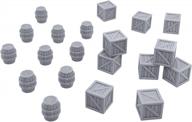 enhance your rpg experience with 3d printed crates and barrels tabletop scenery for 28mm miniatures logo